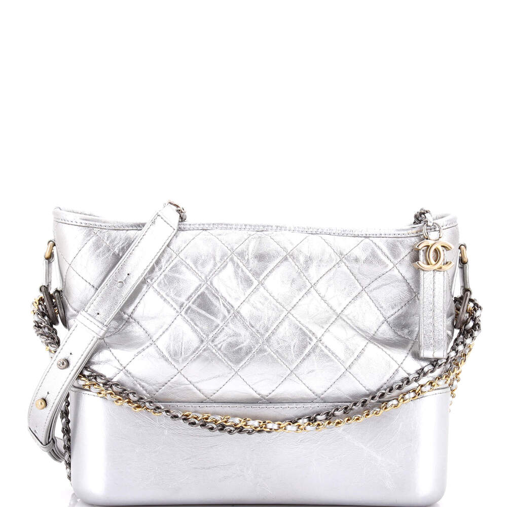 Chanel Gabrielle Hobo Quilted Aged #240231C24B